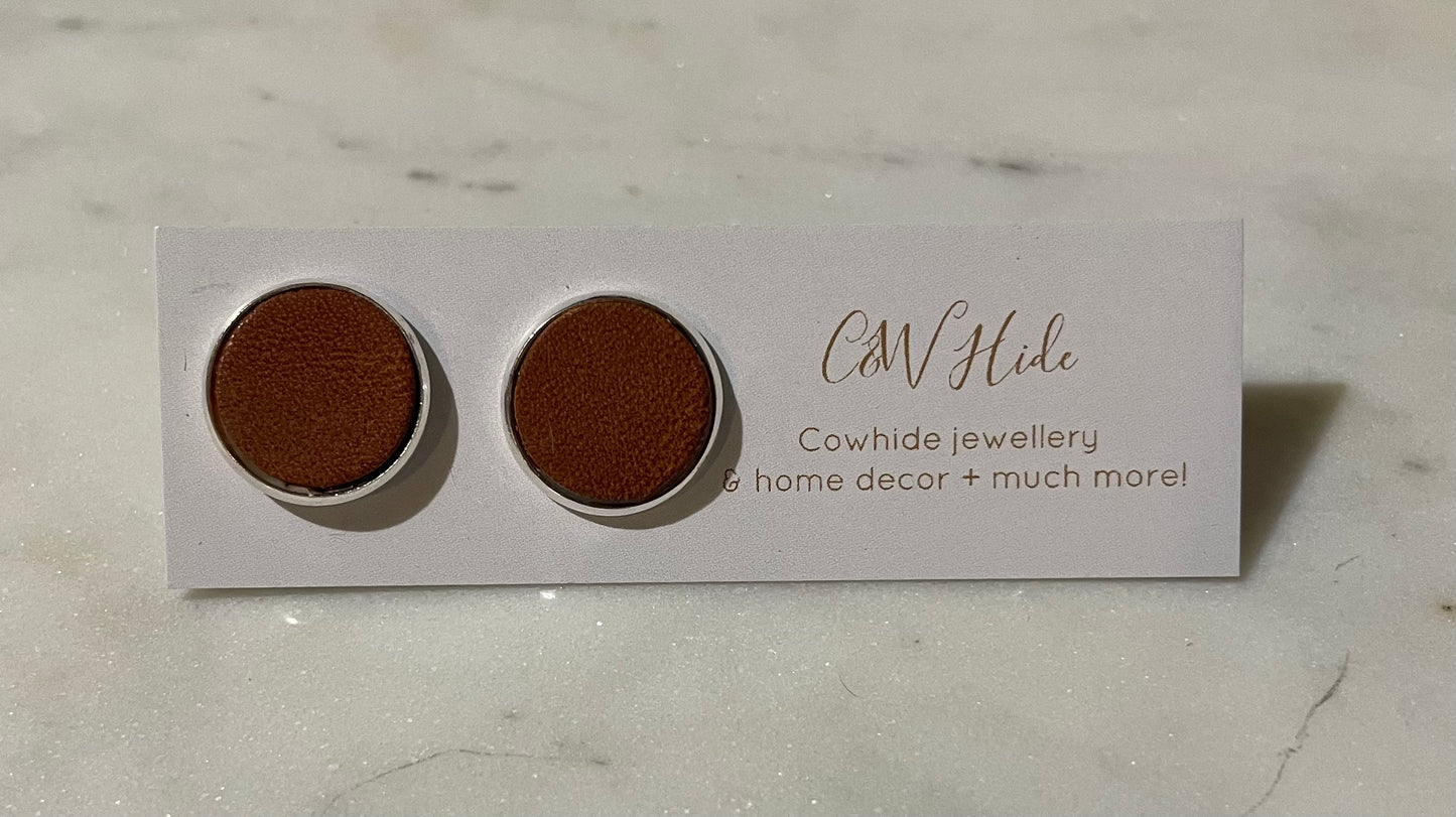 14mm leather stud