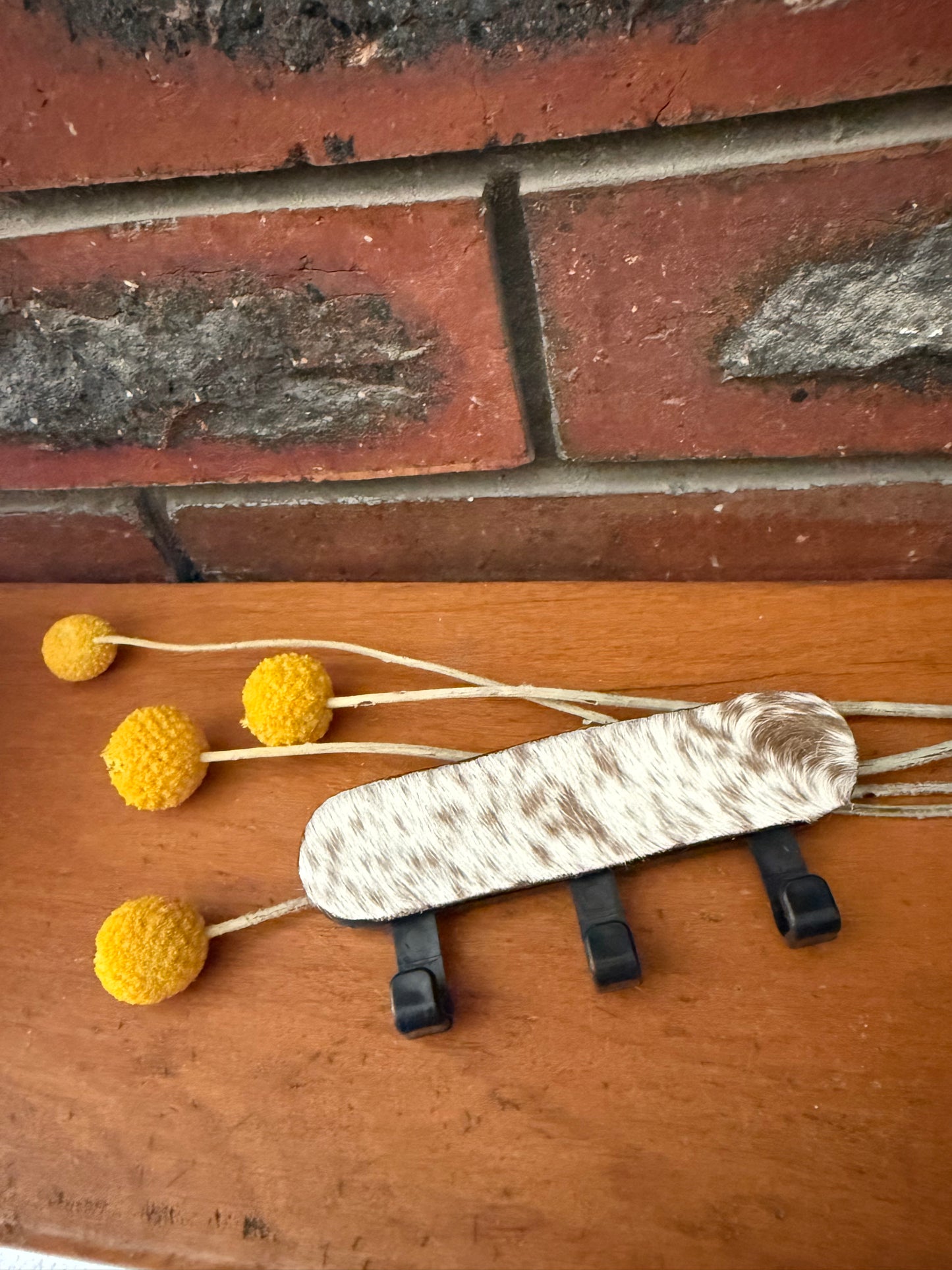 Cowhide key hook