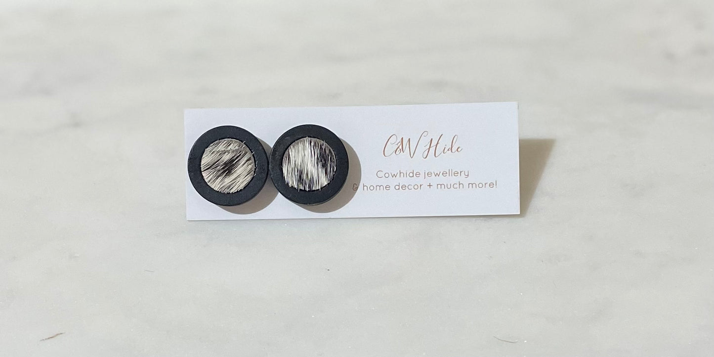 12mm Wood & Hide Stud