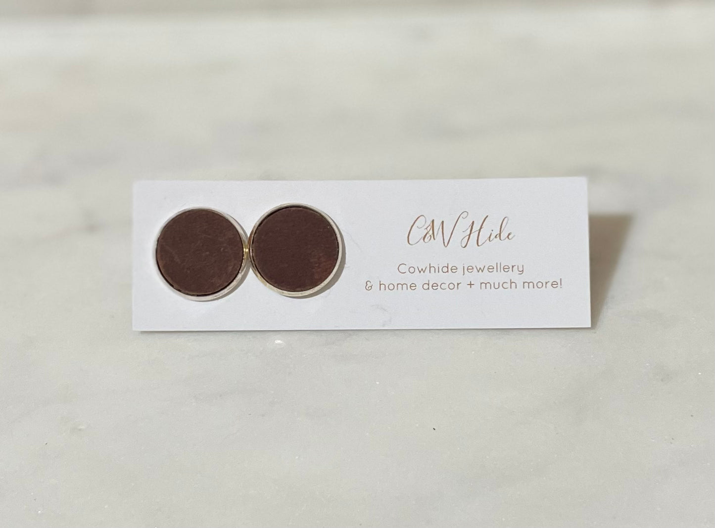 14mm leather stud