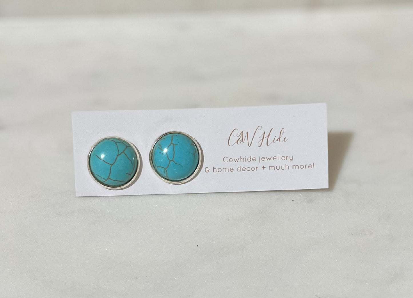 12mm Turquoise Stud