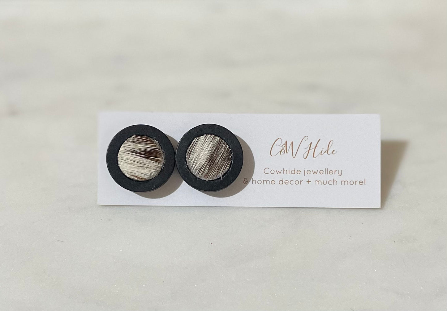 12mm Wood & Hide Stud