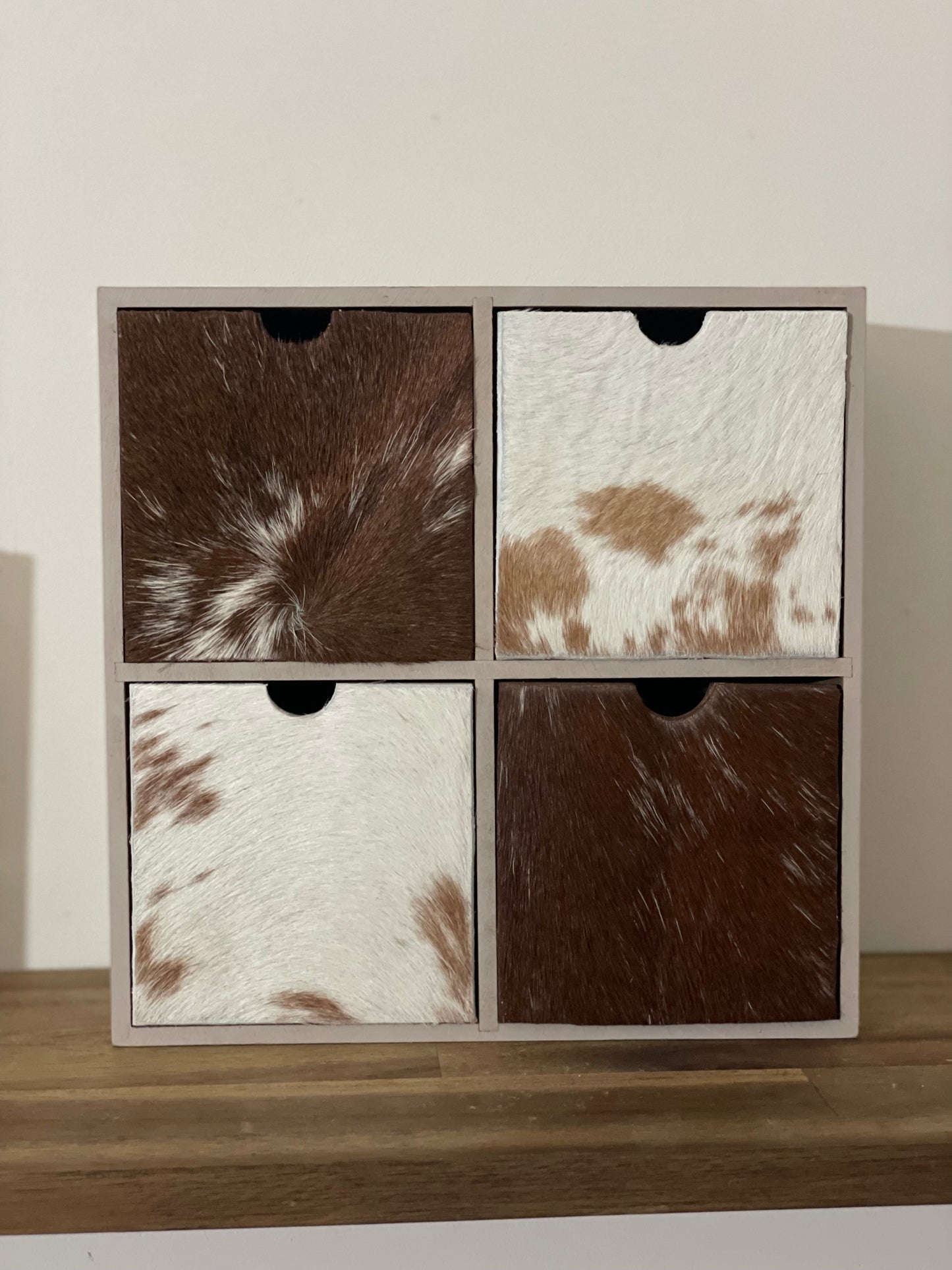 Cowhide Jewellery box