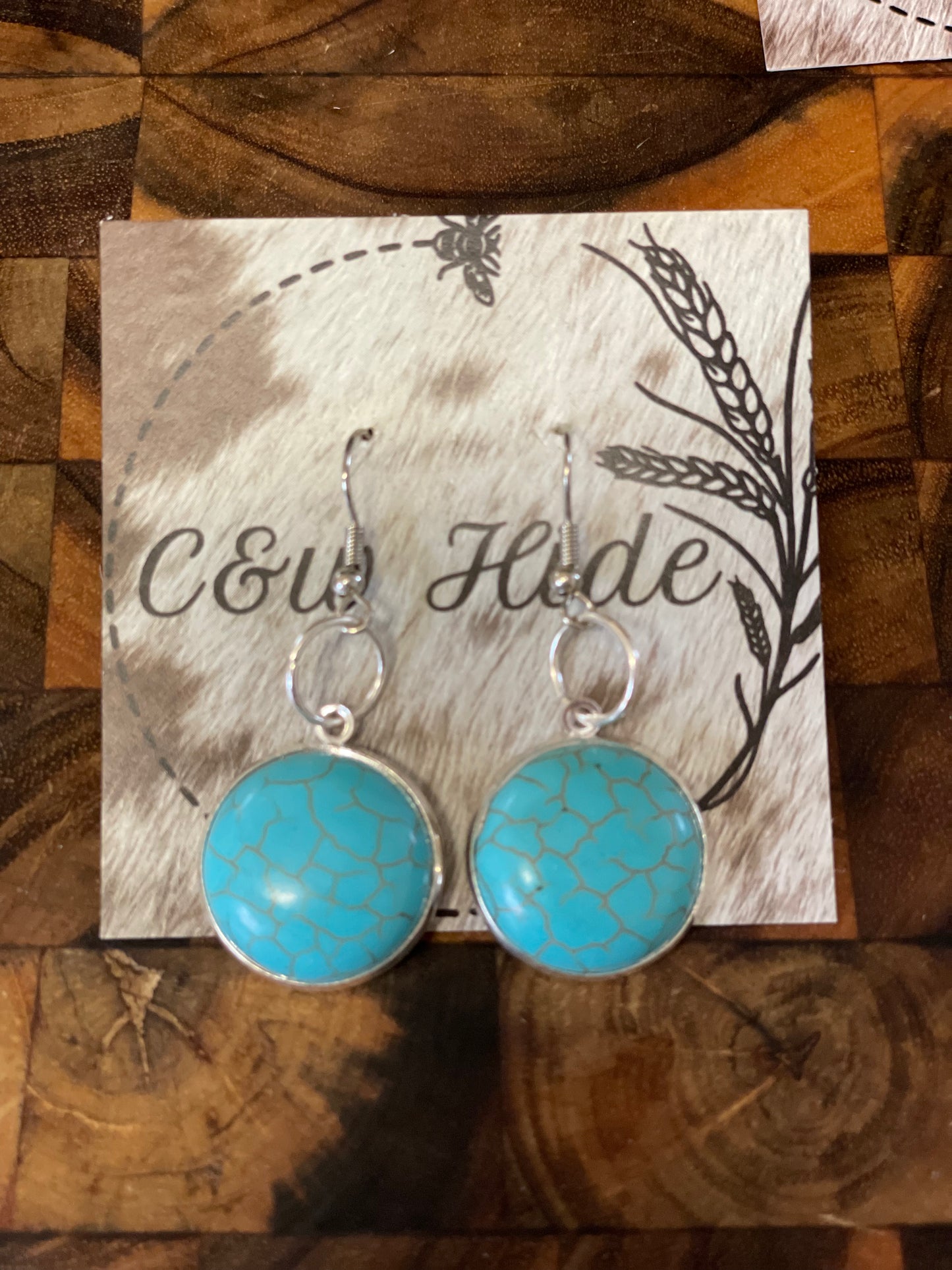 Turquoise drop earrings