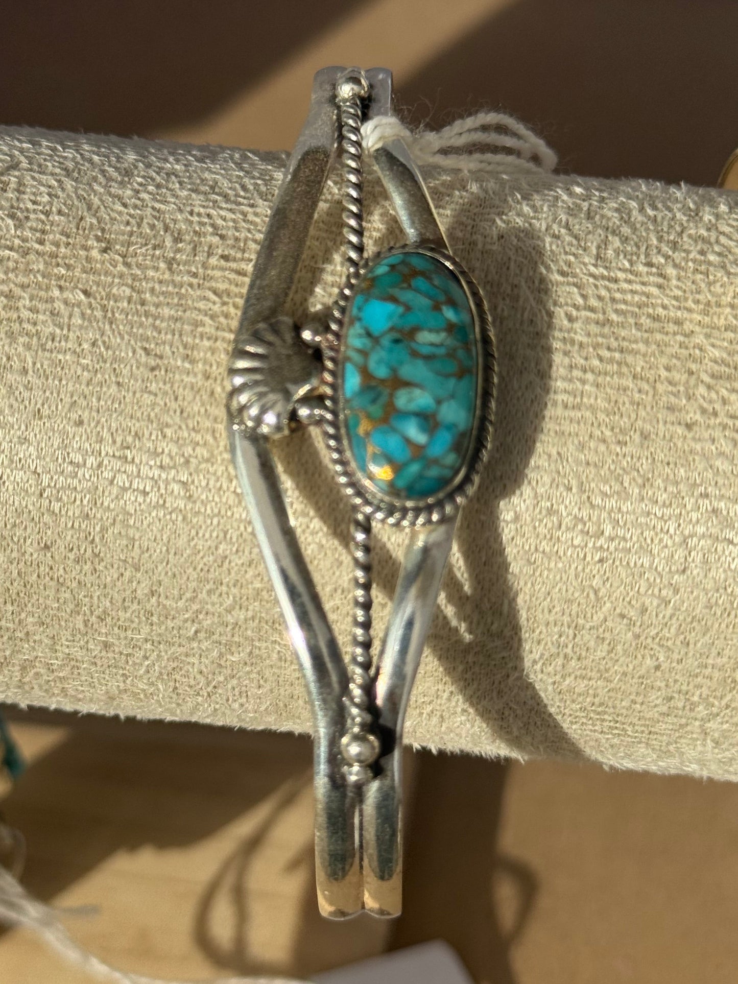 Sterling silver Turquoise cuff bracelet