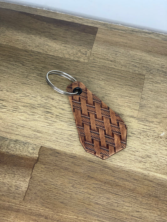 Basket weave keychain (small)