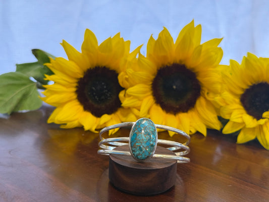 Turquoise •Montana• cuff bracelet