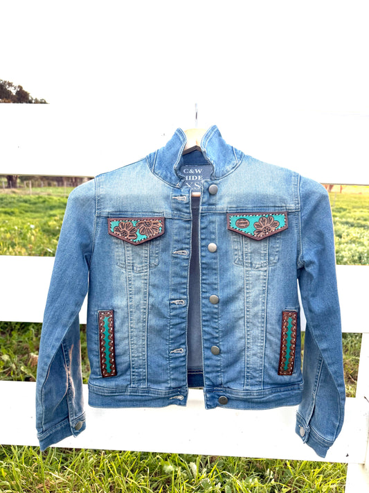 Buttercup Tooled Denim Jacket