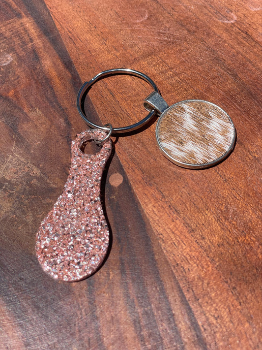 Trolly token & hide key chain