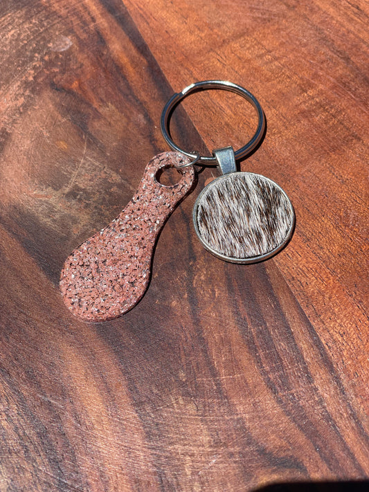 Trolly token & hide key chain