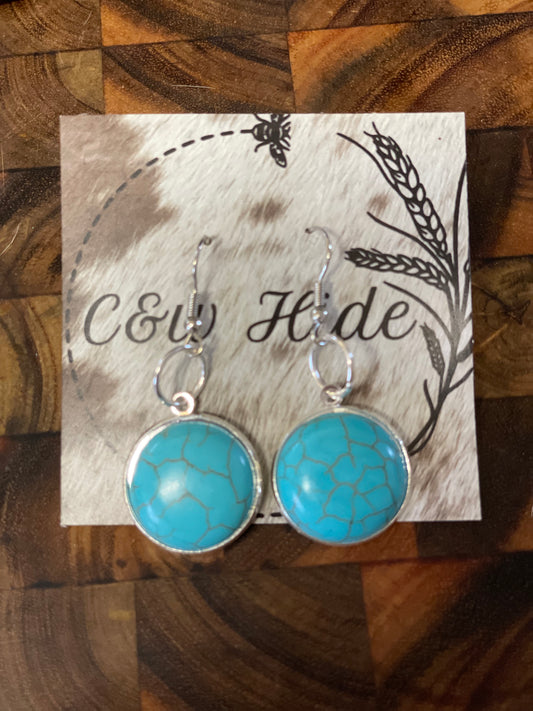 Turquoise drop earrings