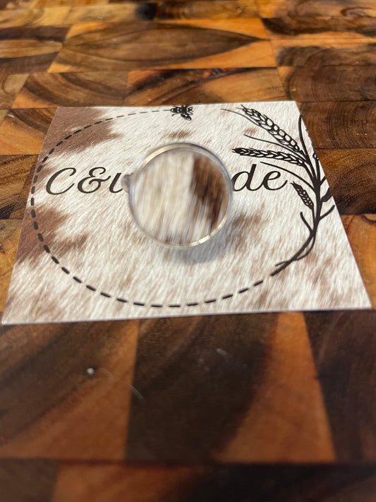 Cowhide ring
